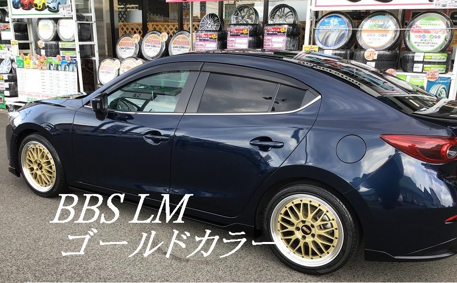 マツダ アクセラ ＢＢＳ ＬＭ ゴールドカラー １８インチ | マツダ