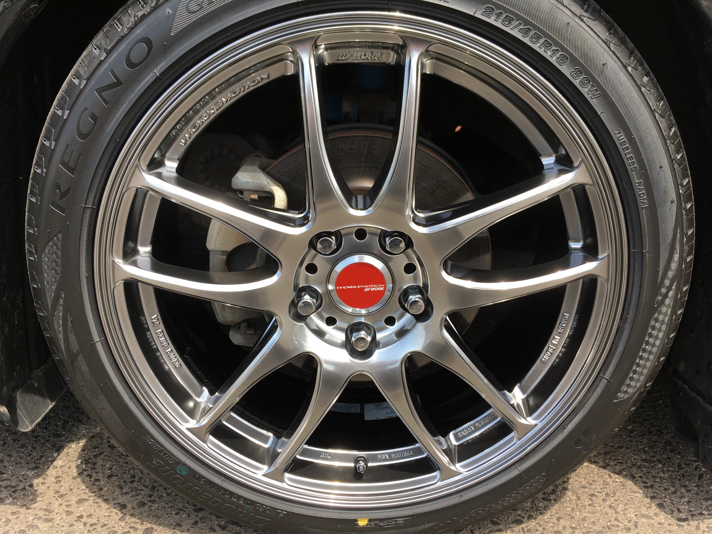 ステップワゴン WORKエモーションCR極 ＆ REGNO GR-XⅡ 18