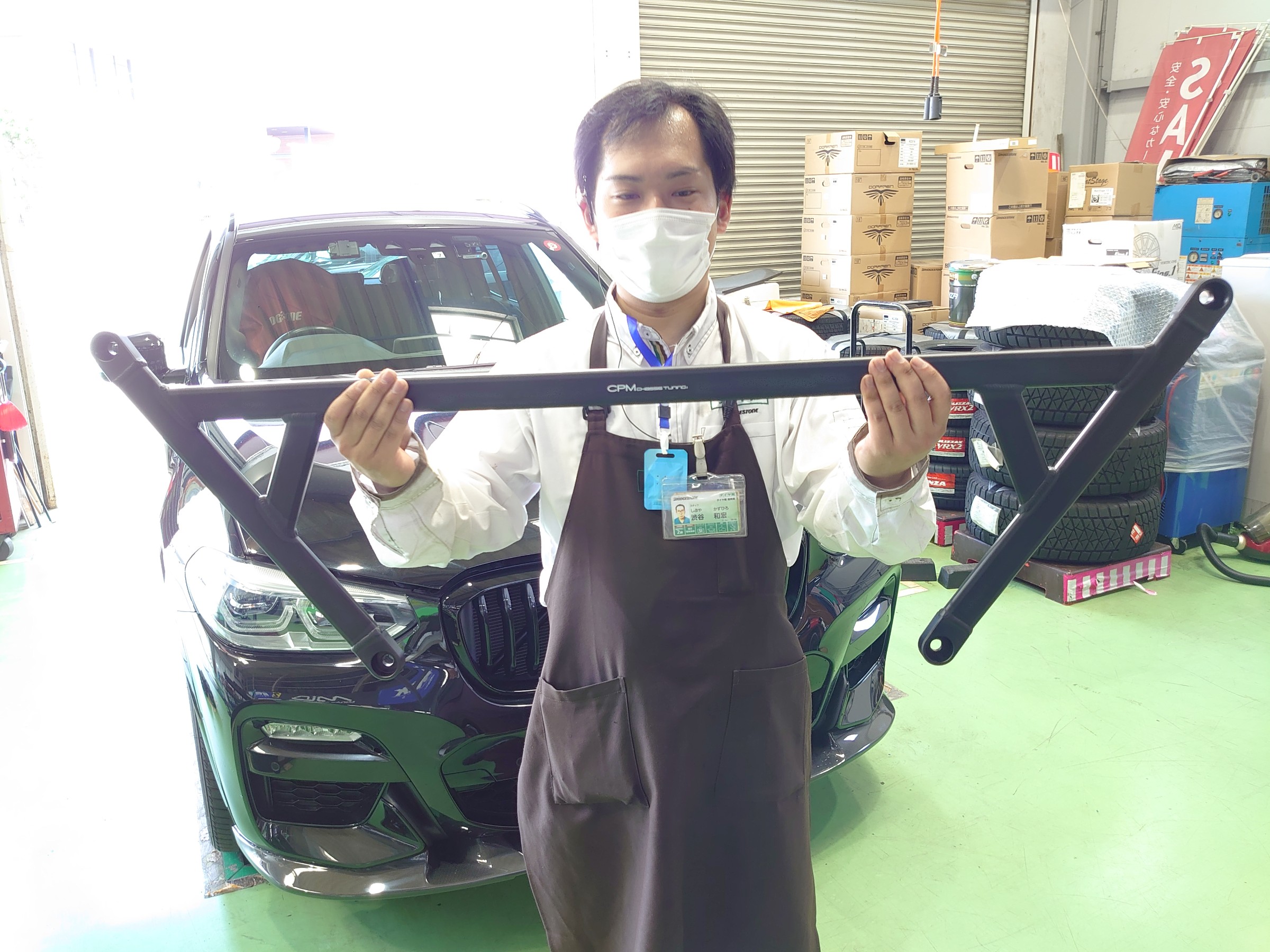 BMW G01 X3 20d に、ボディ補強 CPM 取り付けしました♪ | BMW X3