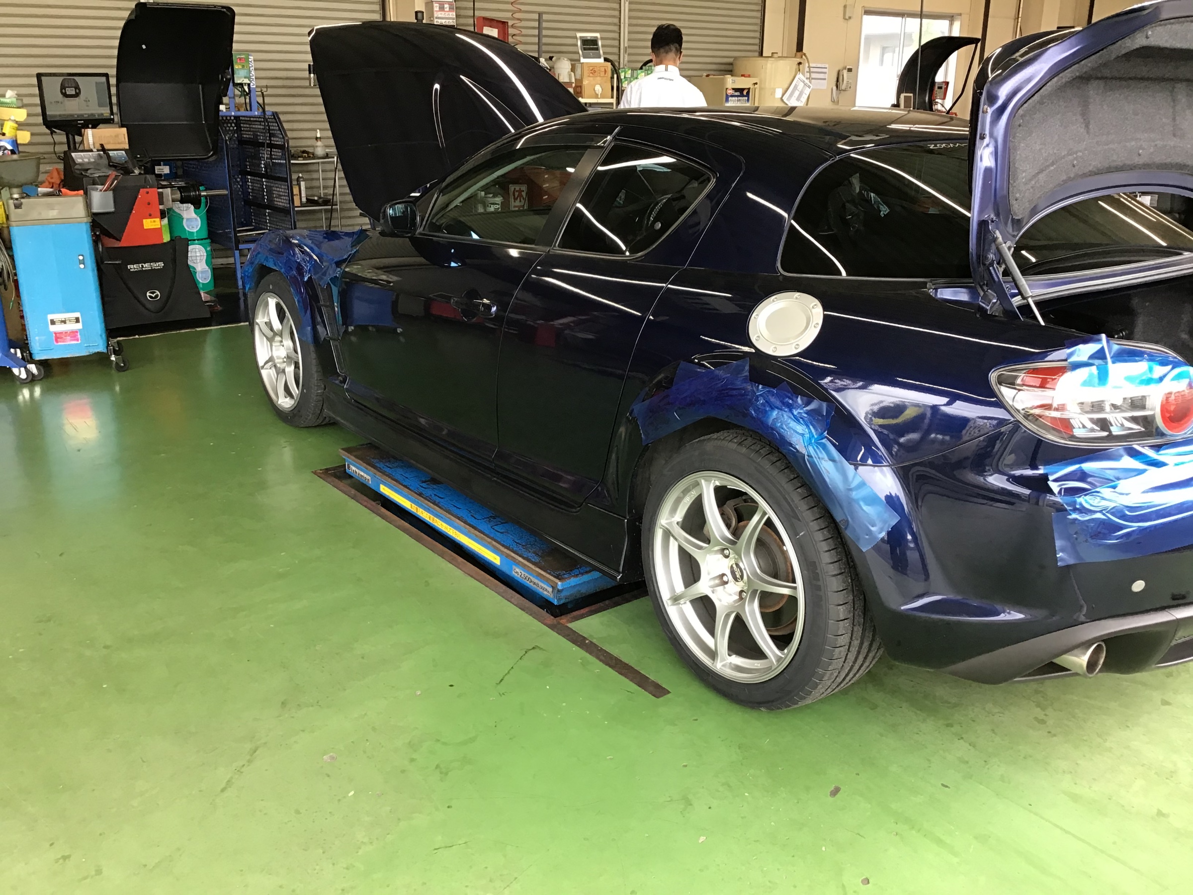 Rx 8 車高調取付 マツダ Rx 8 その他 結城店の作業日記 タイヤ館 結城 茨城県のタイヤ カー用品ショップ タイヤからはじまる トータルカーメンテナンス タイヤ館グループ