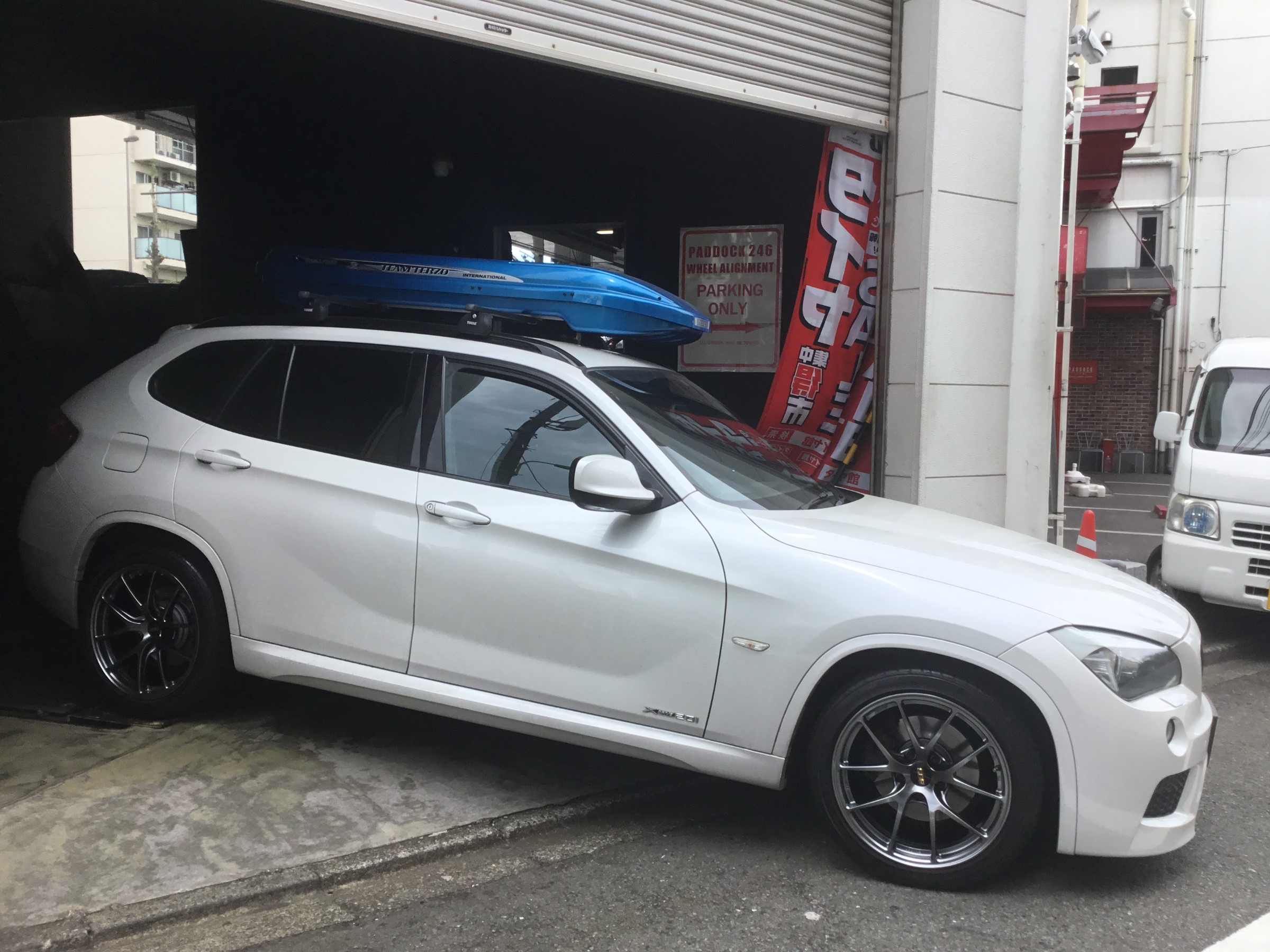 BMW X1E BBSホイ－ル RI A インチ取付！！   BMW X1 ホイール