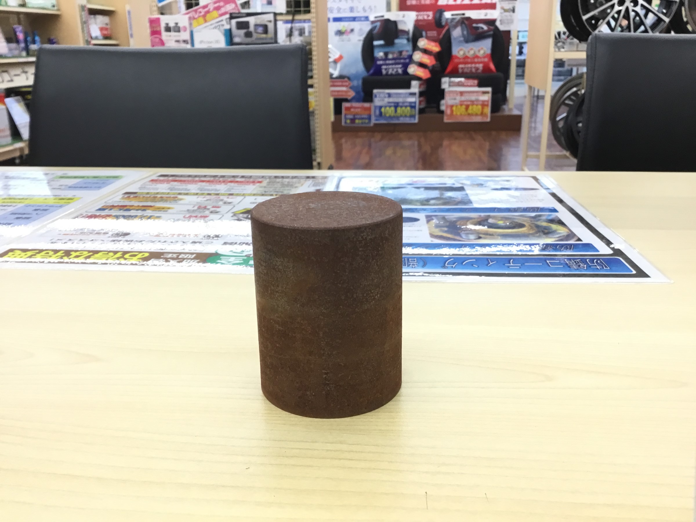 ステンレスも錆が進行してくるとご覧の通り&hellip;