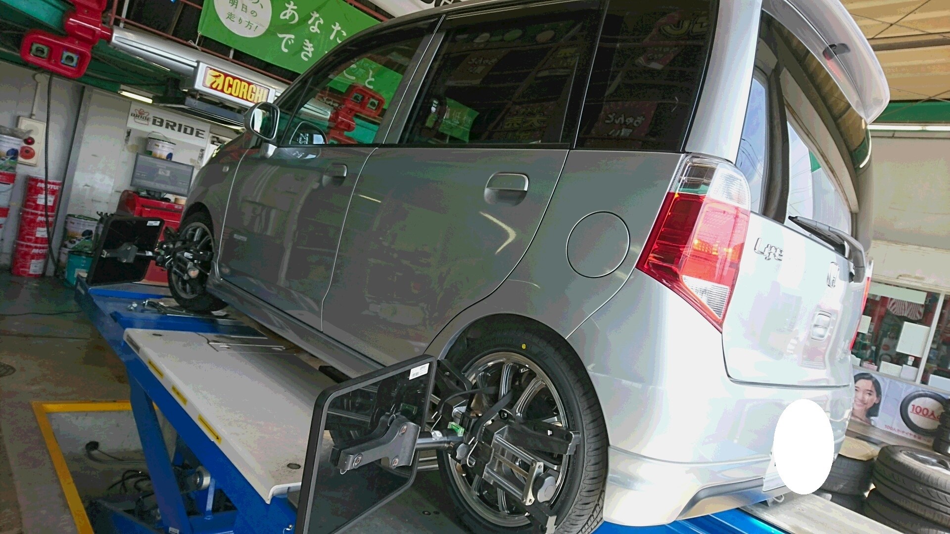 ホンダ ライフ Jc1 ダウンサス交換 スタッフ日記 タイヤ館 福井ｲﾝﾀｰ 石川県 福井県のタイヤ カー用品ショップ タイヤからはじまる トータルカーメンテナンス タイヤ館グループ