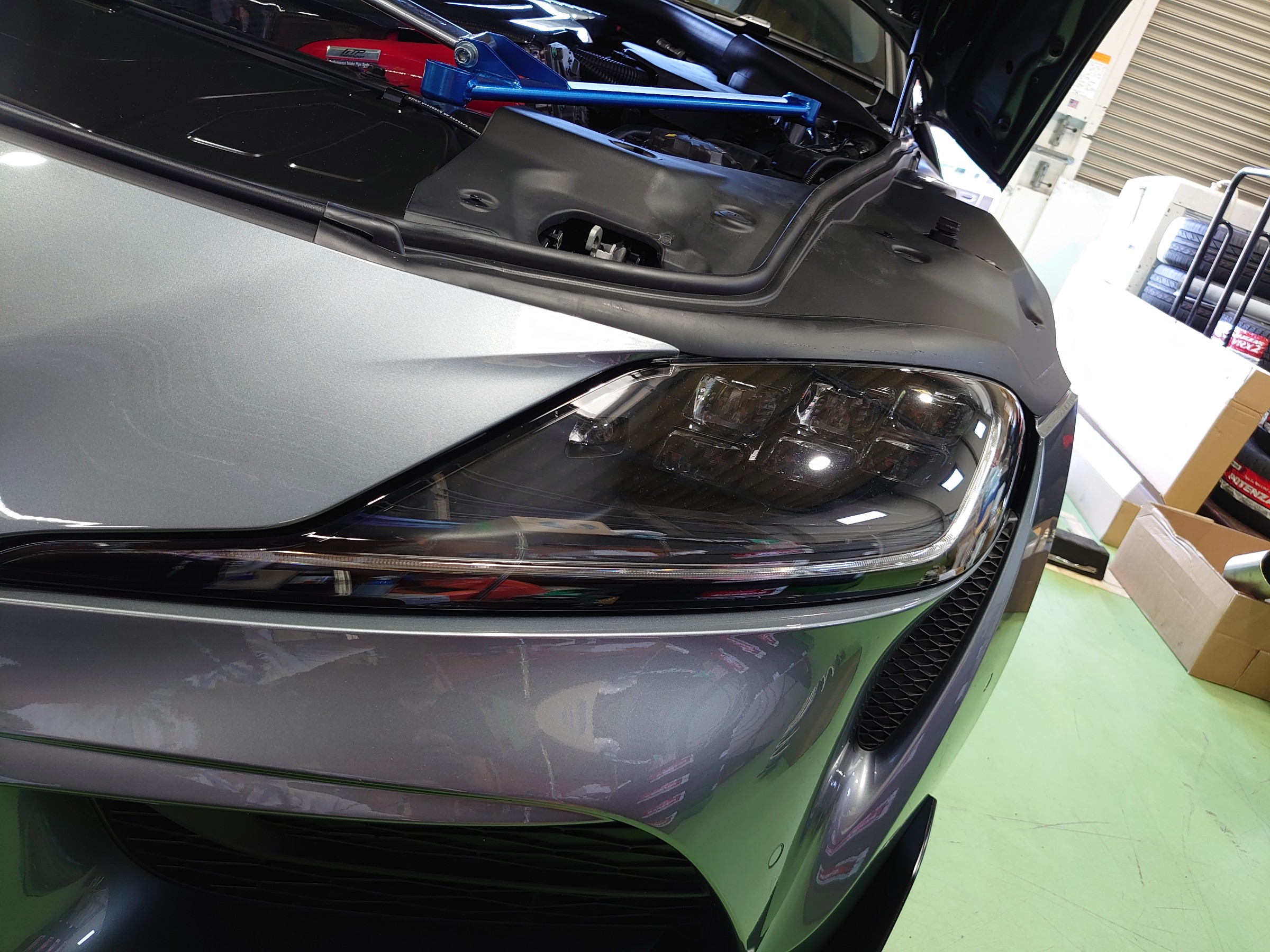 0 Gr Supra スープラ の ヘッドライト プロテクション フィルム施工しました トヨタ スープラ その他 外装 内装取付 エアロ取付 技術サービス施工事例 タイヤ館 福岡東 タイヤからはじまる トータルカーメンテナンス タイヤ館グループ