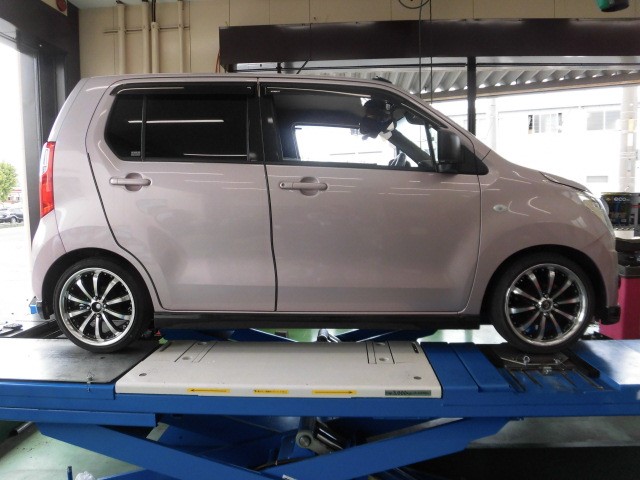 ワゴンRに車高調をお取り付け～( ´∀｀ )ｖ | スズキ ワゴンR その他 