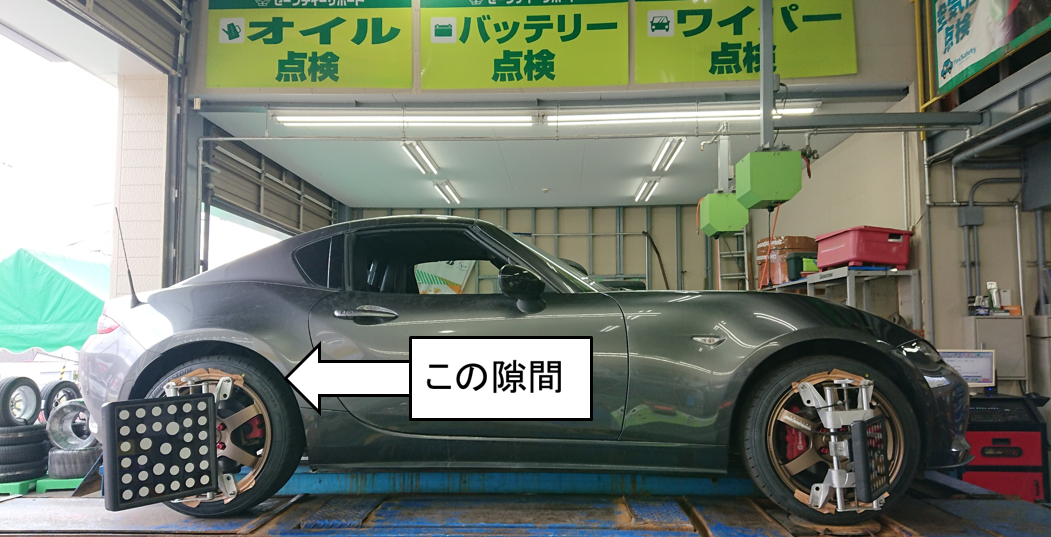 ロードスターRF ND5RC クスコ ストリートZERO A 車高調取り付け