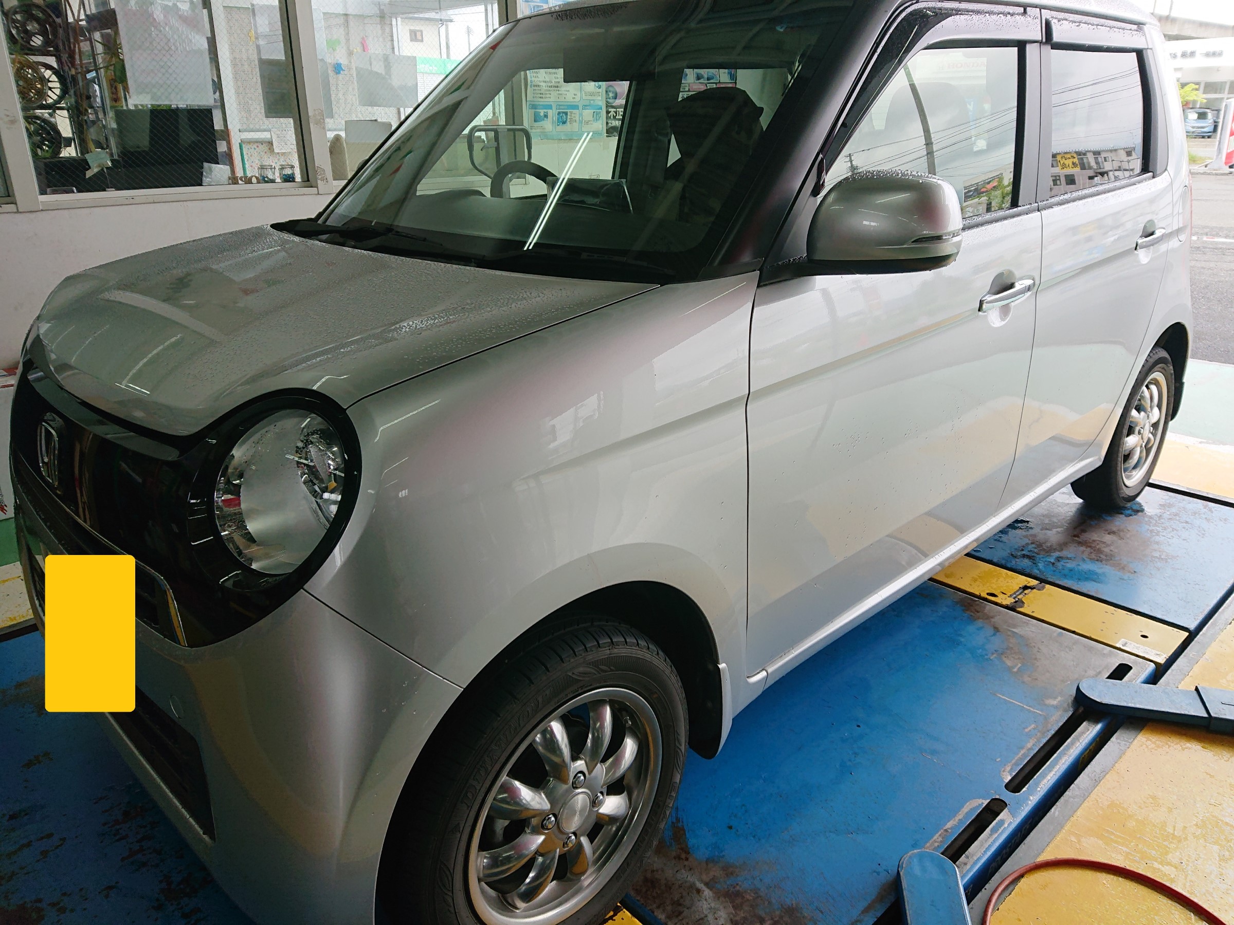 N Oneに大画面ナビ装着です ホンダ N One Av ナビ機器 カー用品取付 各社ナビゲーション取付 スタッフ日記 タイヤ館 一関 タイヤからはじまる トータルカーメンテナンス タイヤ館グループ