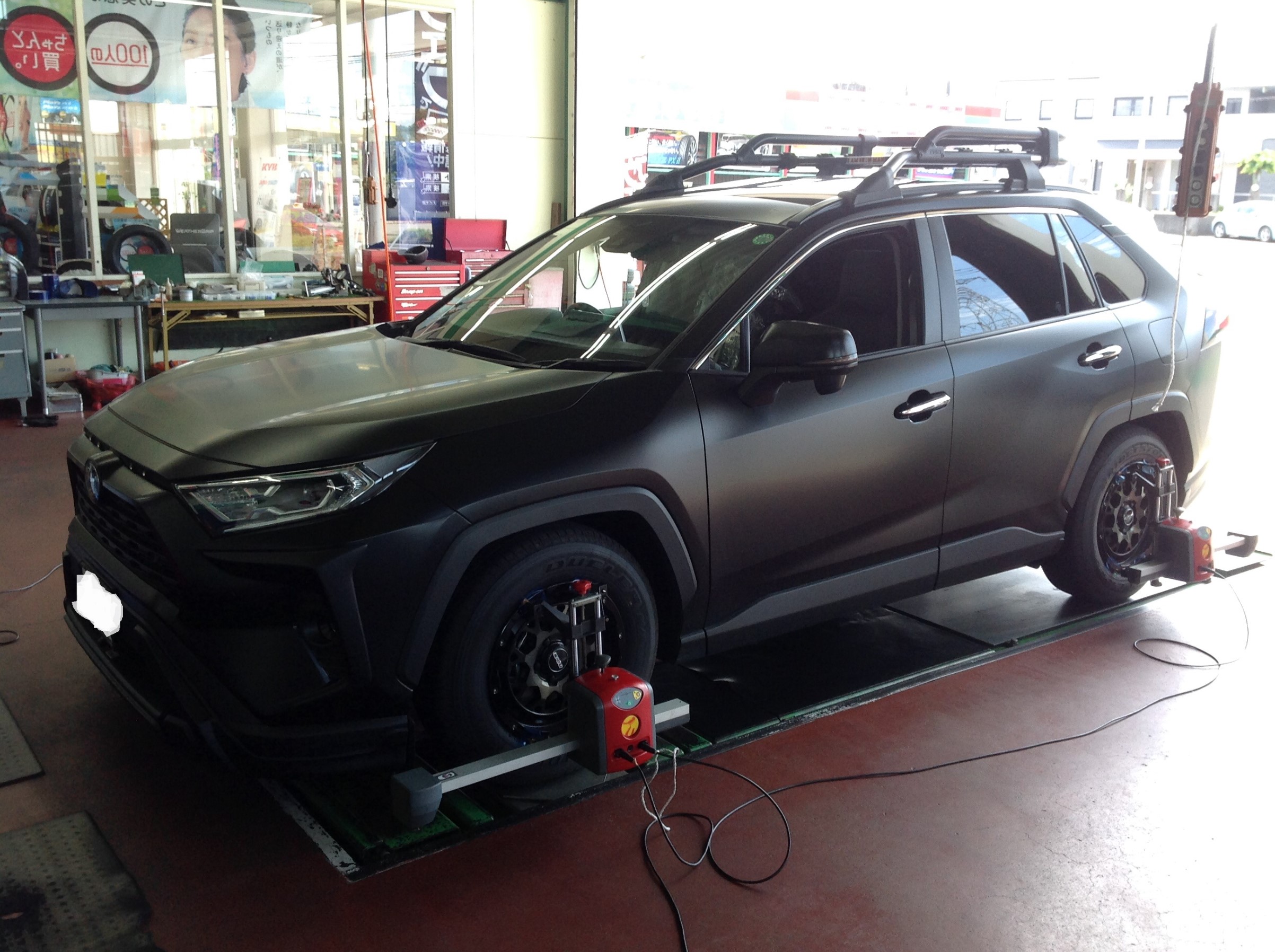 RAV4 TRD マッドフラップ (ブラック) マッドブラック塗装