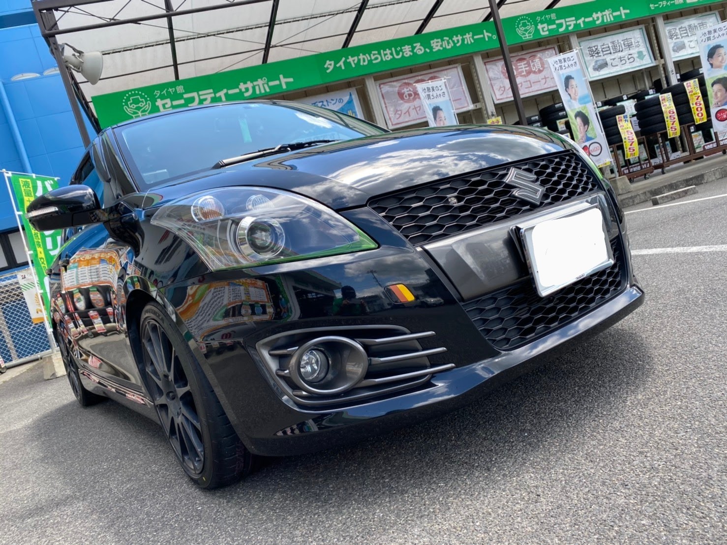やっと、スイフトスポーツにポテンザRE-71RSを取付しました。 | スズキ