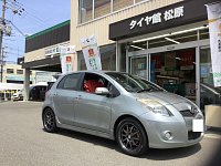 魅力的なホイールが登場！トヨタ ヴィッツRSにタイヤホイールセットを