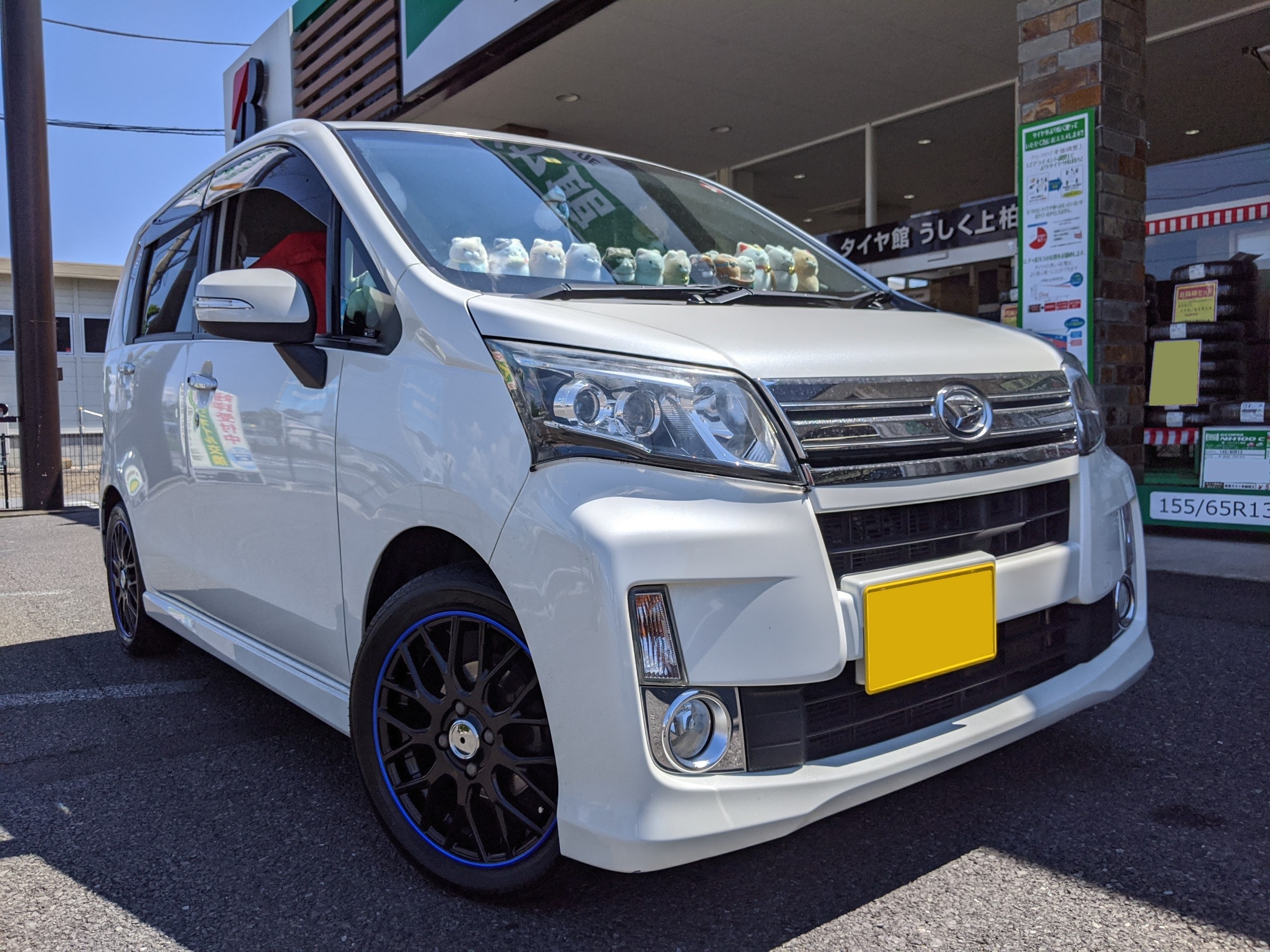 ダイハツ・ムーヴ・LA100S】タイヤホイールセット取付 | ダイハツ