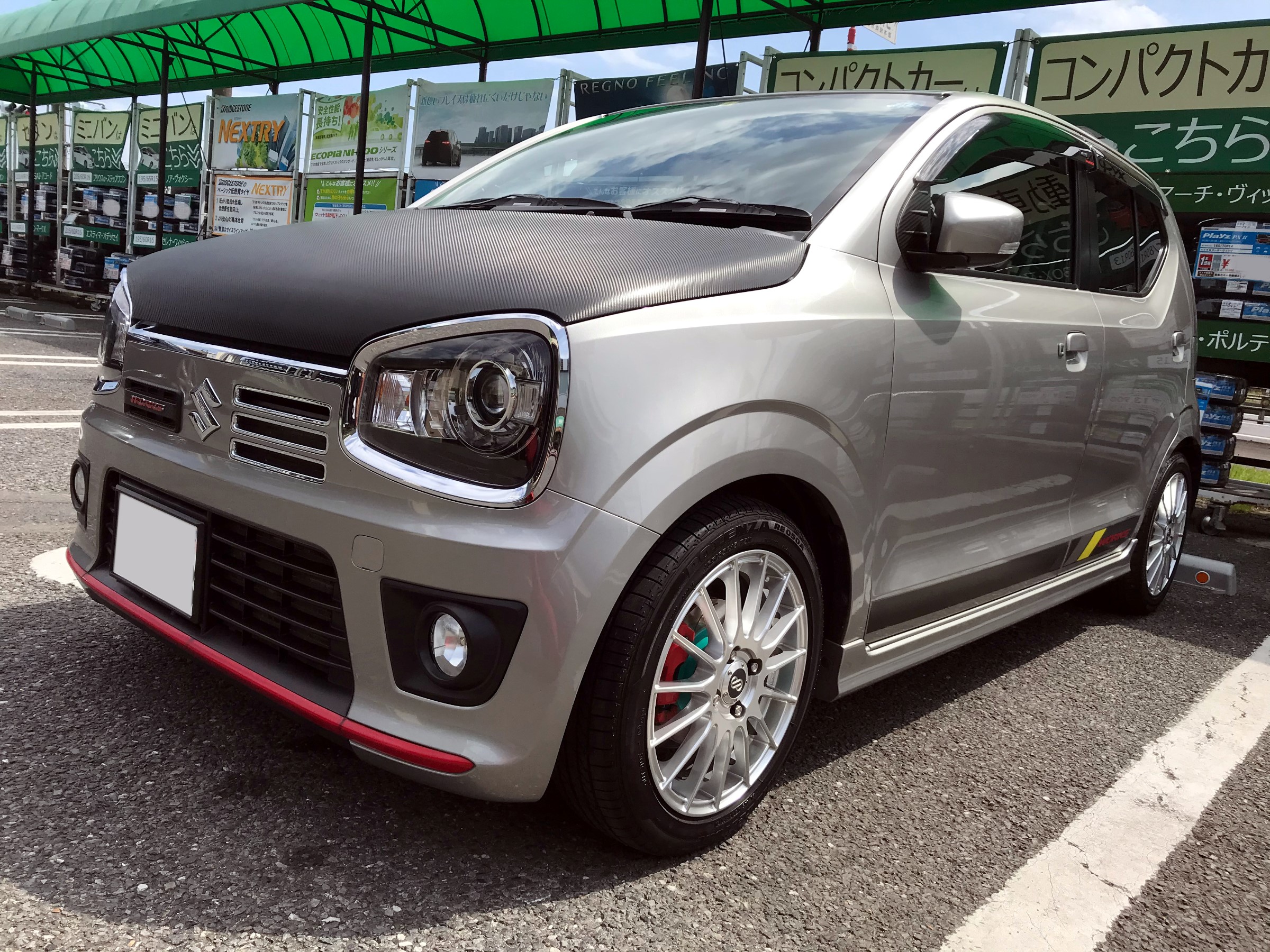 ピンク・ブルー アルト 5速MT マニュアルミッション 2WD 走行5648km