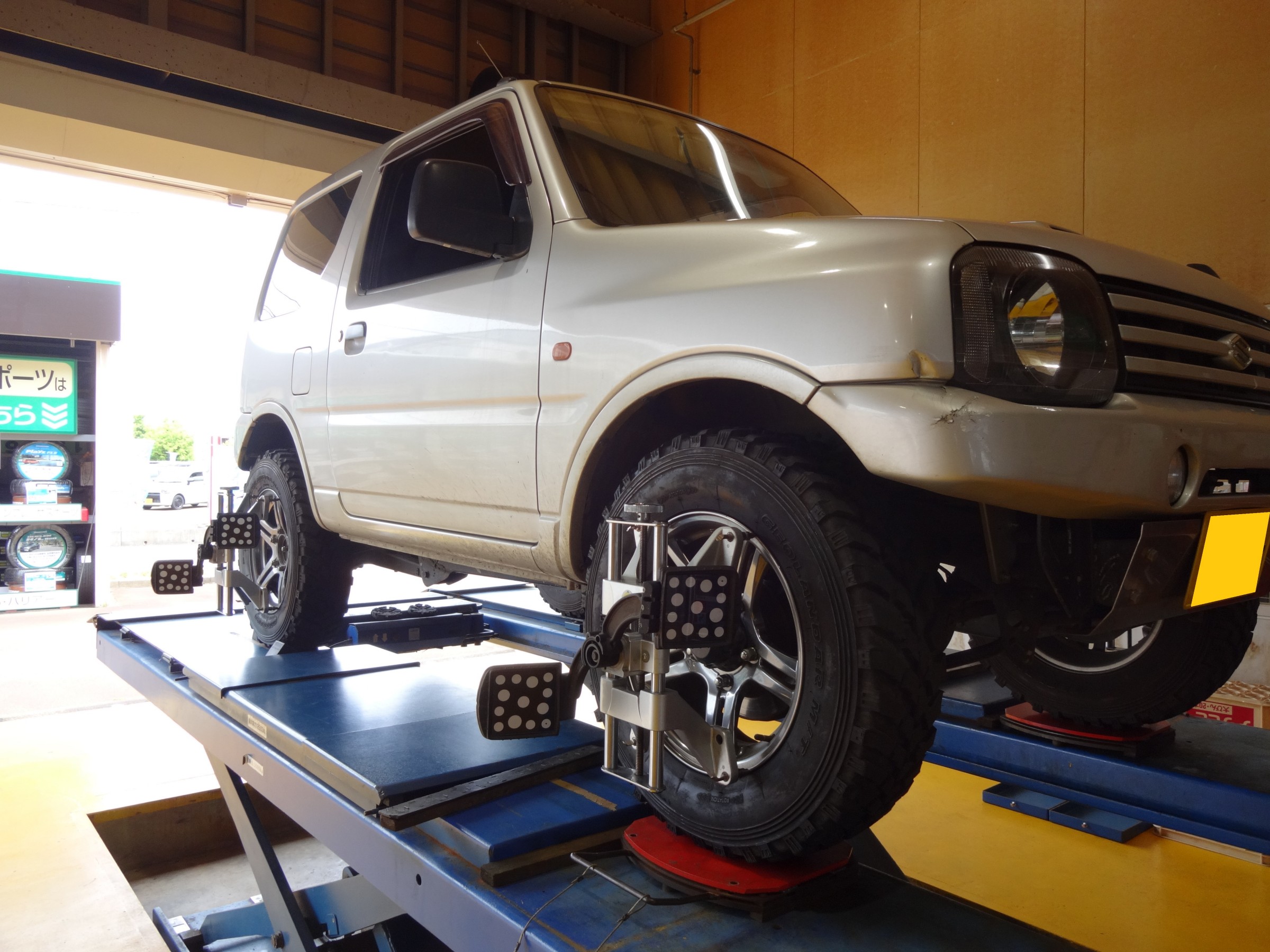 ジムニー JB23W リフトアップ | 店舗おススメ情報 | タイヤ館 長岡西