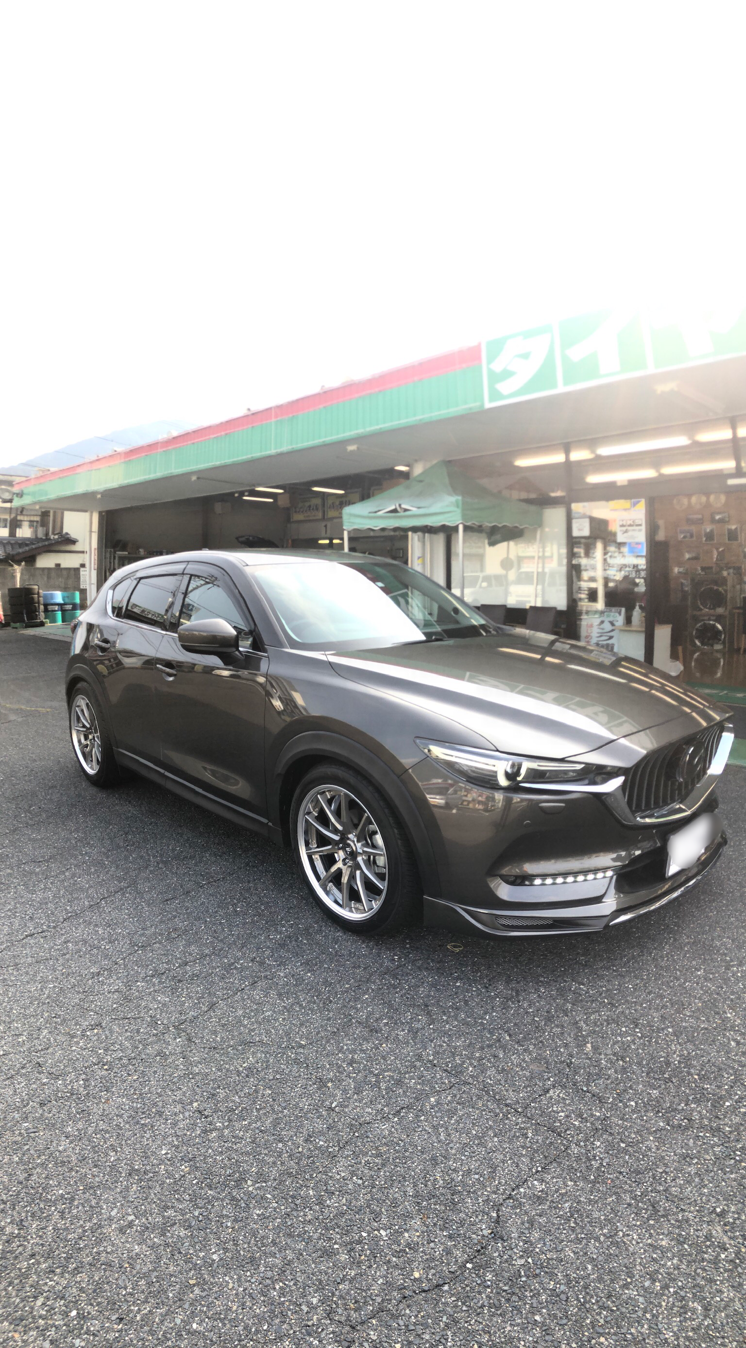 Cx 5に インチをはめてみた マツダ Cx 5 ホイール タイヤ ホイール関連 タイヤ ホイール交換 サービス事例 タイヤ館 可部 タイヤからはじまる トータルカーメンテナンス タイヤ館グループ
