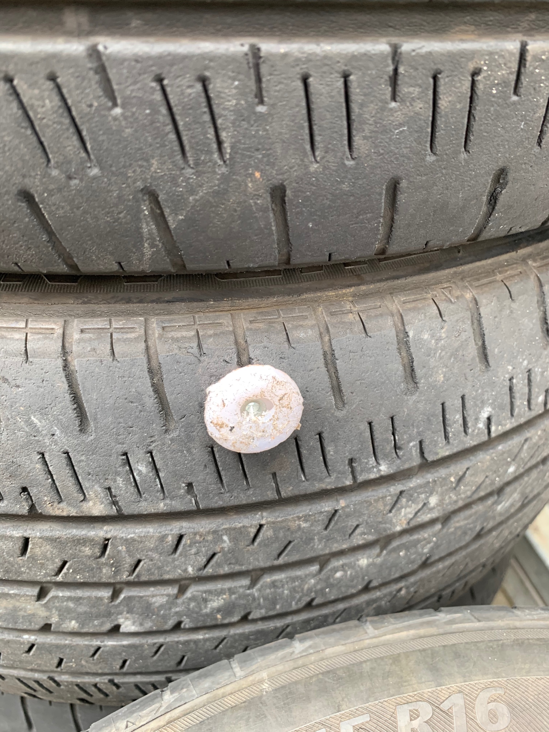 こんな大きな物も刺さる事があります