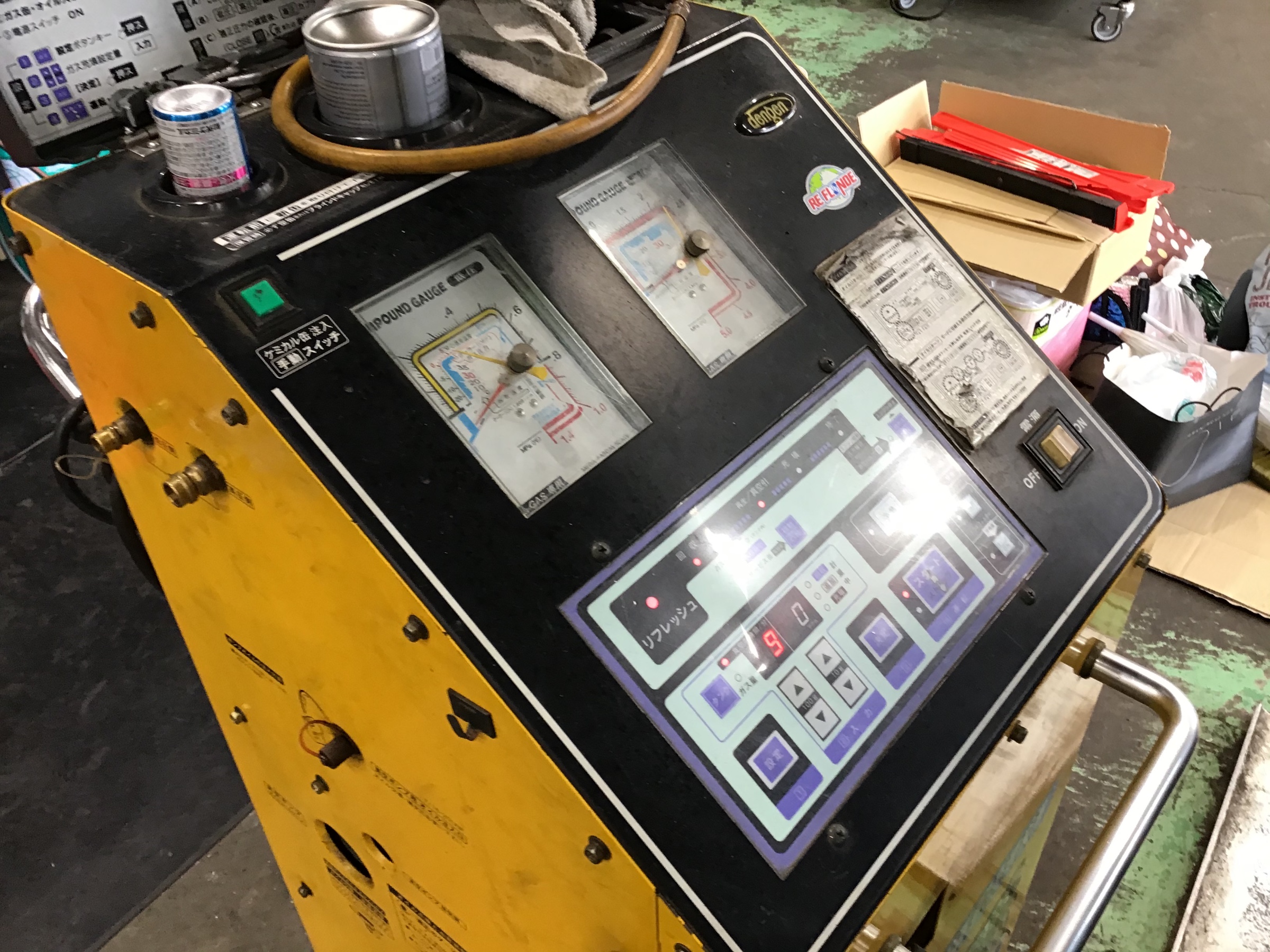 エアコンガスクリーニング紹介 ホンダ バモス メンテナンス商品 サービス事例 タイヤ館 八千代 千葉県のタイヤ カー用品ショップ タイヤからはじまる トータルカーメンテナンス タイヤ館グループ