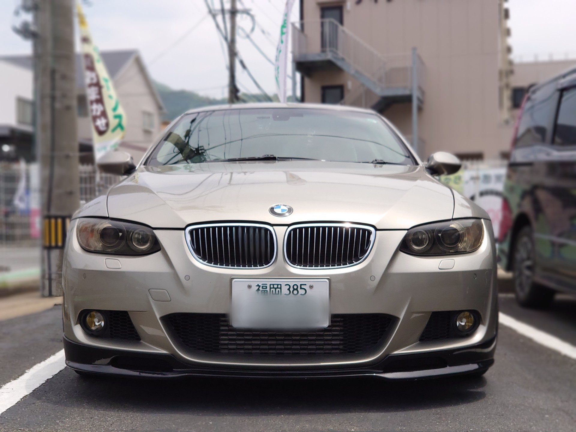 BMW E92 335i の ヘッドライト STEK プロテクション フィルム施工しま
