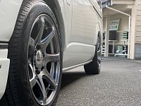 ハイエース　アルミホイール　バックナインライトスピード Two Hot(トゥホット) バック9 ライトスピード 18インチ - グランド