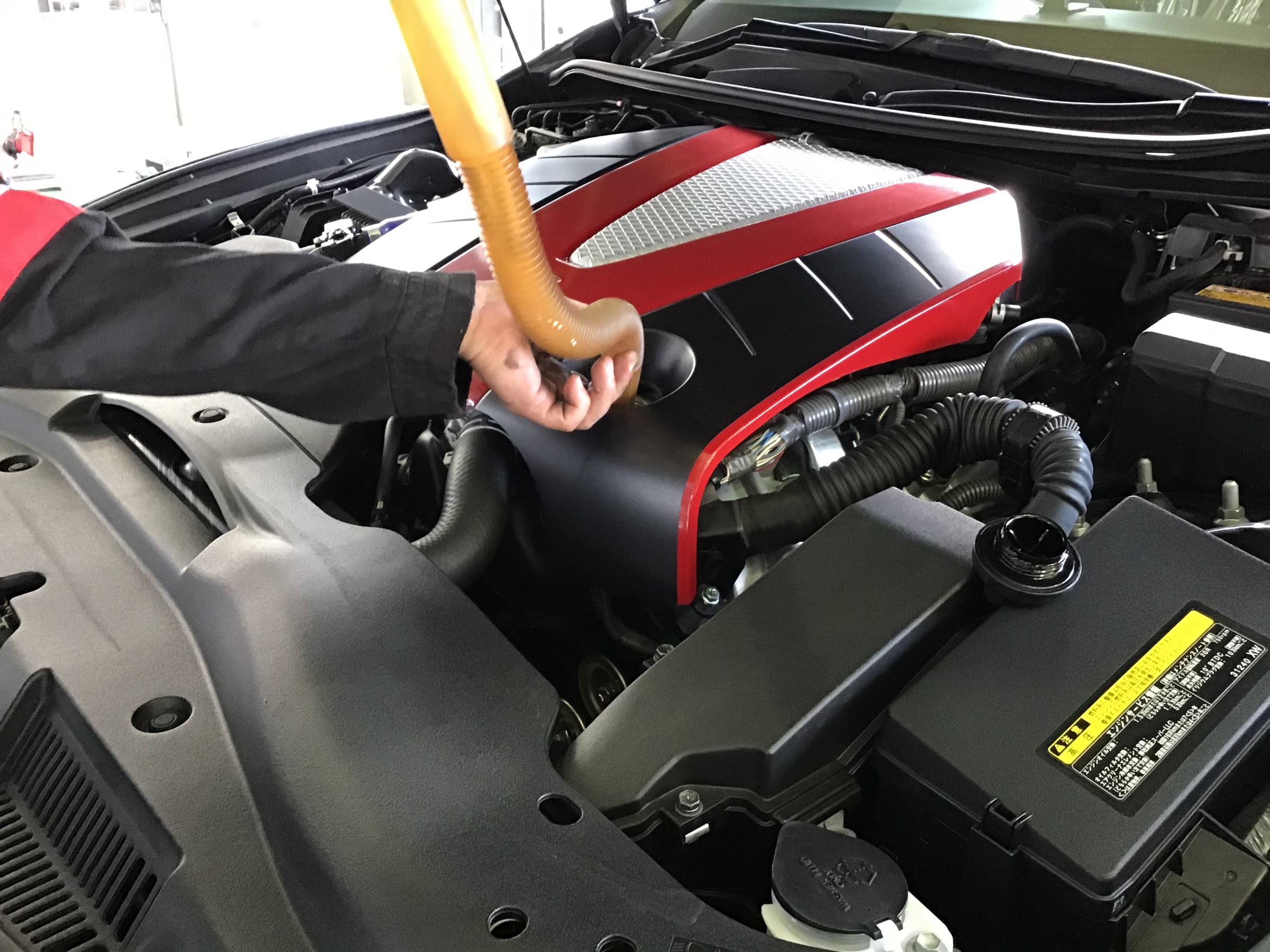 本日の作業 マークx Grmn Wako S メンテナンス商品 オイル関連 エンジンオイル交換 スタッフ日記 タイヤ館 川口 タイヤからはじまる トータルカーメンテナンス タイヤ館グループ