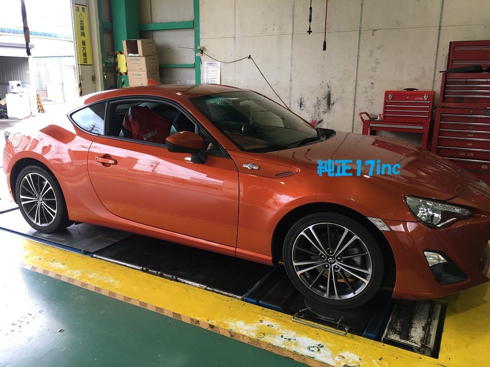 ☆ トヨタ 86 (ZN6) SSR GTV02 18inc ホイール タイヤセット取付
