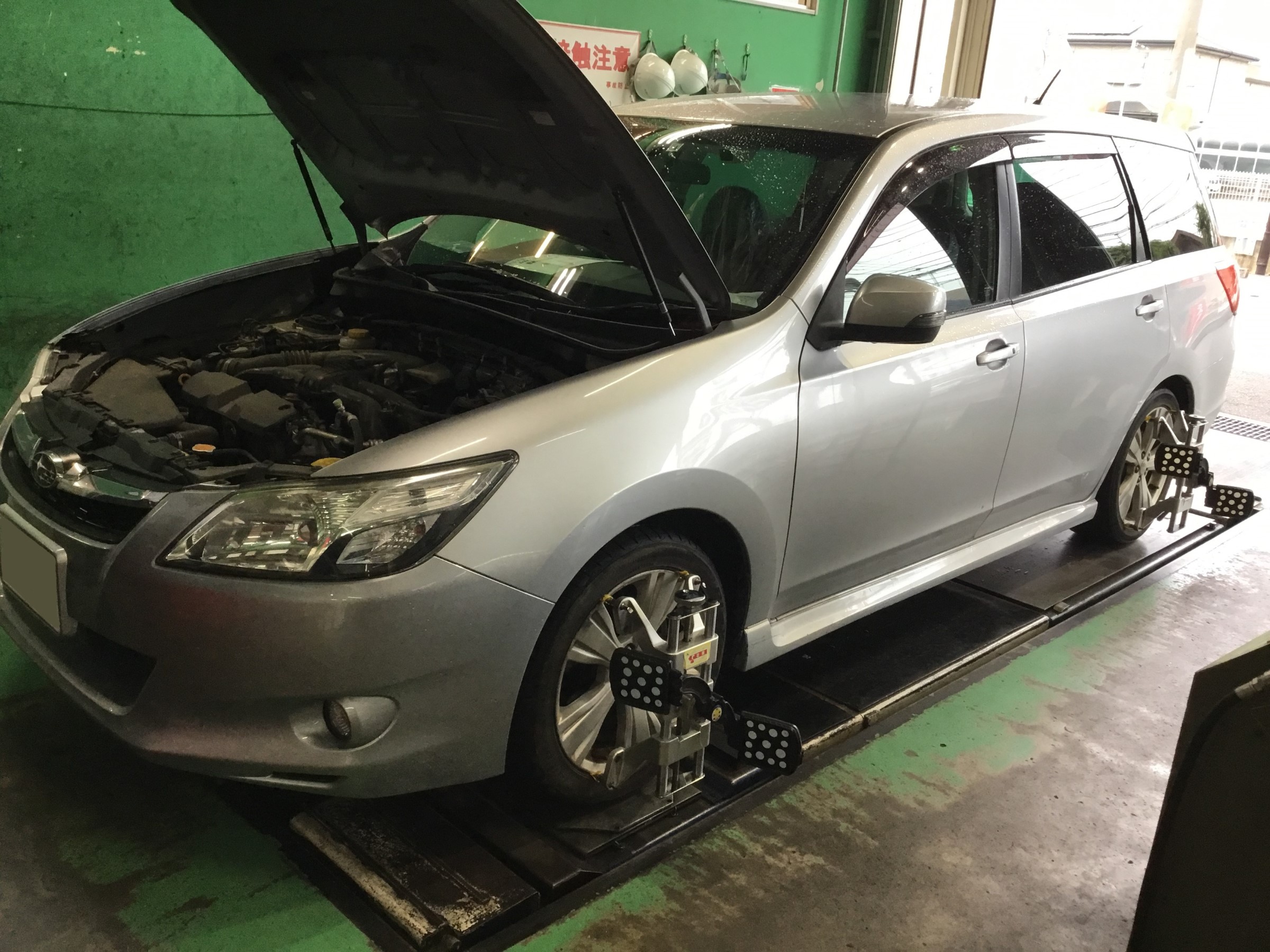 Ya型エクシーガ タイヤ交換 アライメント調整 バッテリー交換 スバル エクシーガ タイヤ タイヤ ホイール関連 タイヤ ホイール交換 技術サービスブログ タイヤ館 鎌ヶ谷 千葉県のタイヤ カー用品ショップ タイヤからはじまる トータルカーメンテナンス