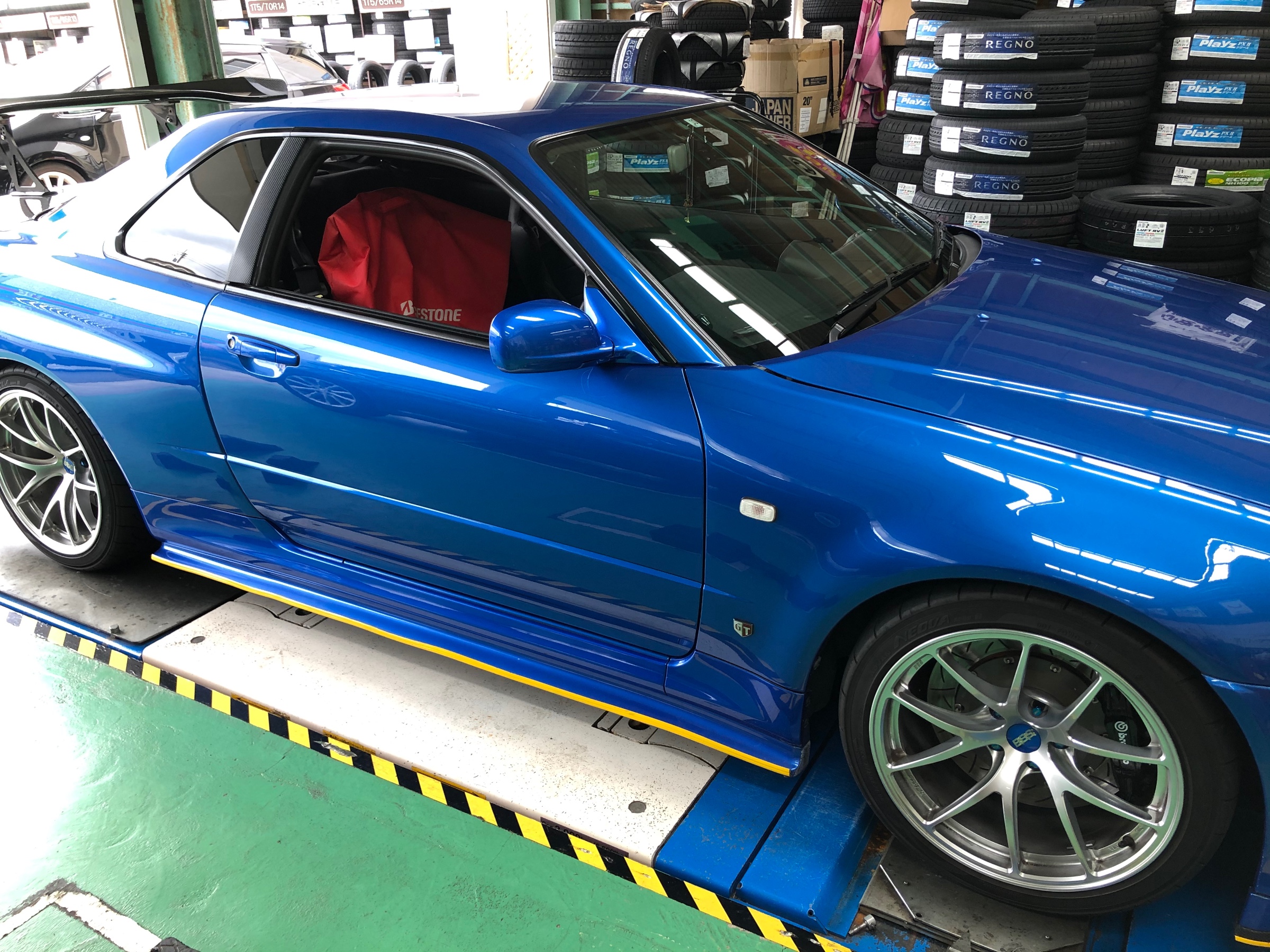 スカイライン Gtr の アライメント 調整 作業取付情報 タイヤ館 小倉北 タイヤからはじまる トータルカーメンテナンス タイヤ館グループ