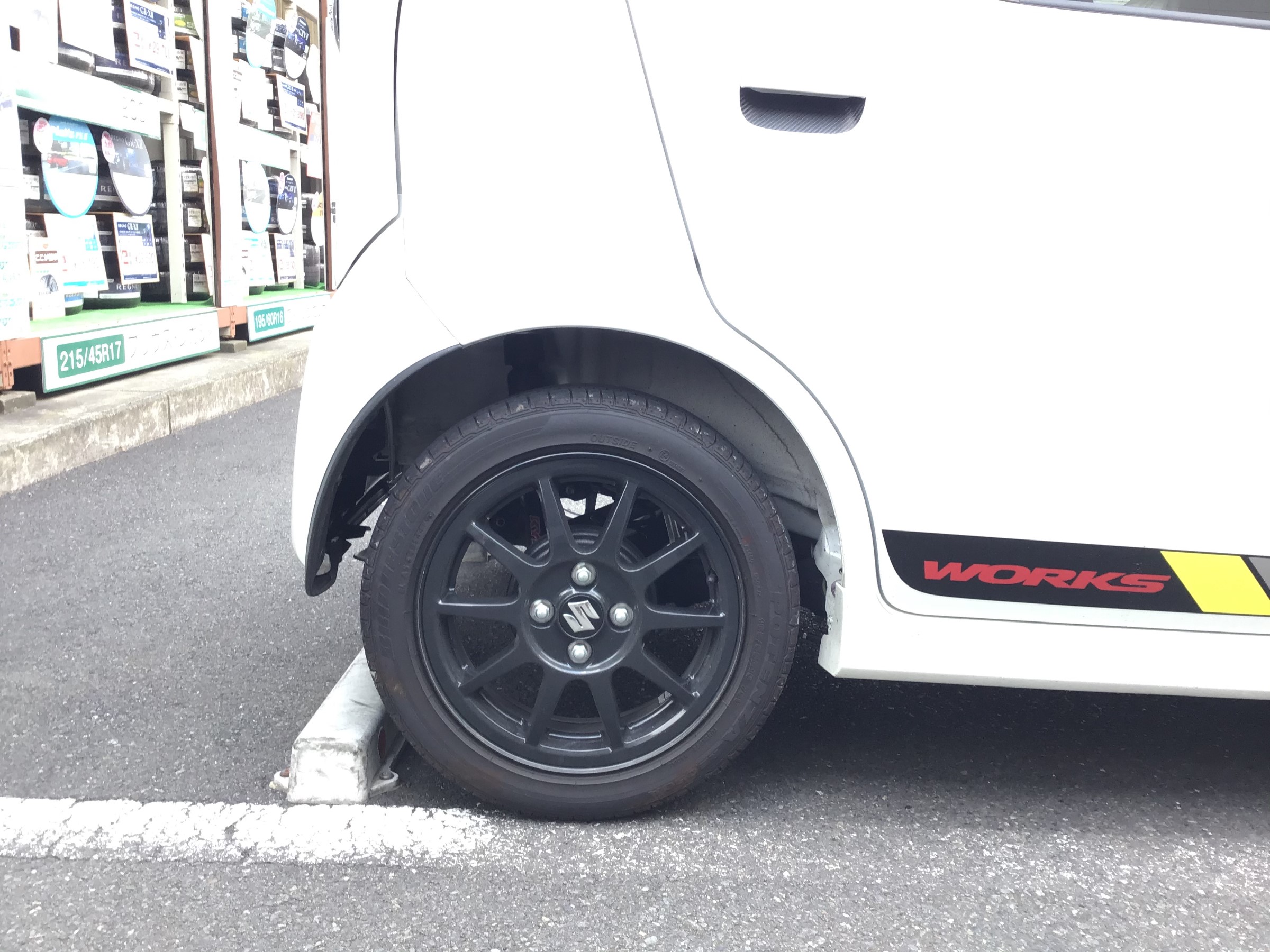 スズキ アルトワークス(HA36S) TEIN車高調取付け | スズキ アルト