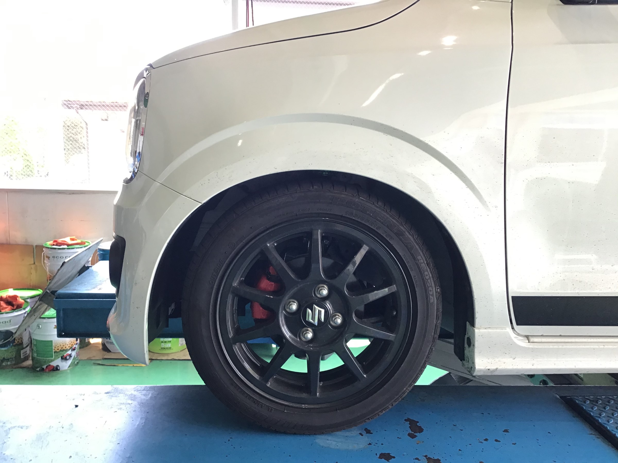 スズキ アルトワークス(HA36S) TEIN車高調取付け | スズキ アルト
