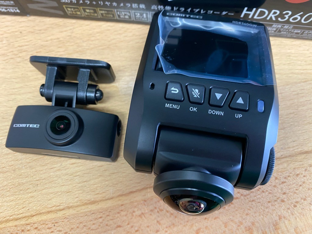 ドライブレコーダー　HDR360GW Amazon | コムテック 車用 ドライブレコーダー 360度全方位+