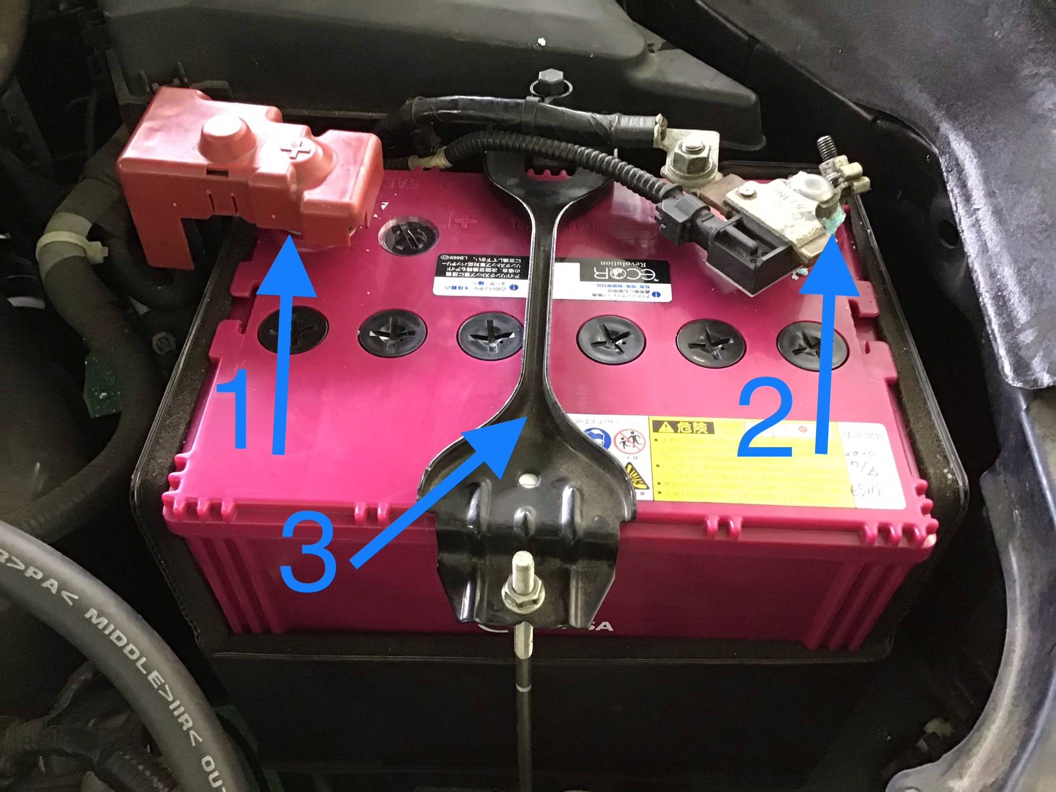 スバル レヴォーグ バッテリー交換 サービス事例 タイヤ館 相模原 神奈川県のタイヤ カー用品ショップ タイヤからはじまる トータルカーメンテナンス タイヤ館グループ