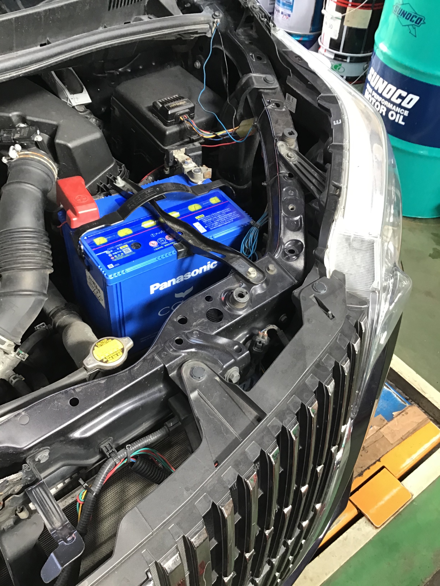 トヨタ エスクァイア バッテリー交換 サービス事例 タイヤ館 鹿屋 タイヤからはじまる トータルカーメンテナンス タイヤ館グループ