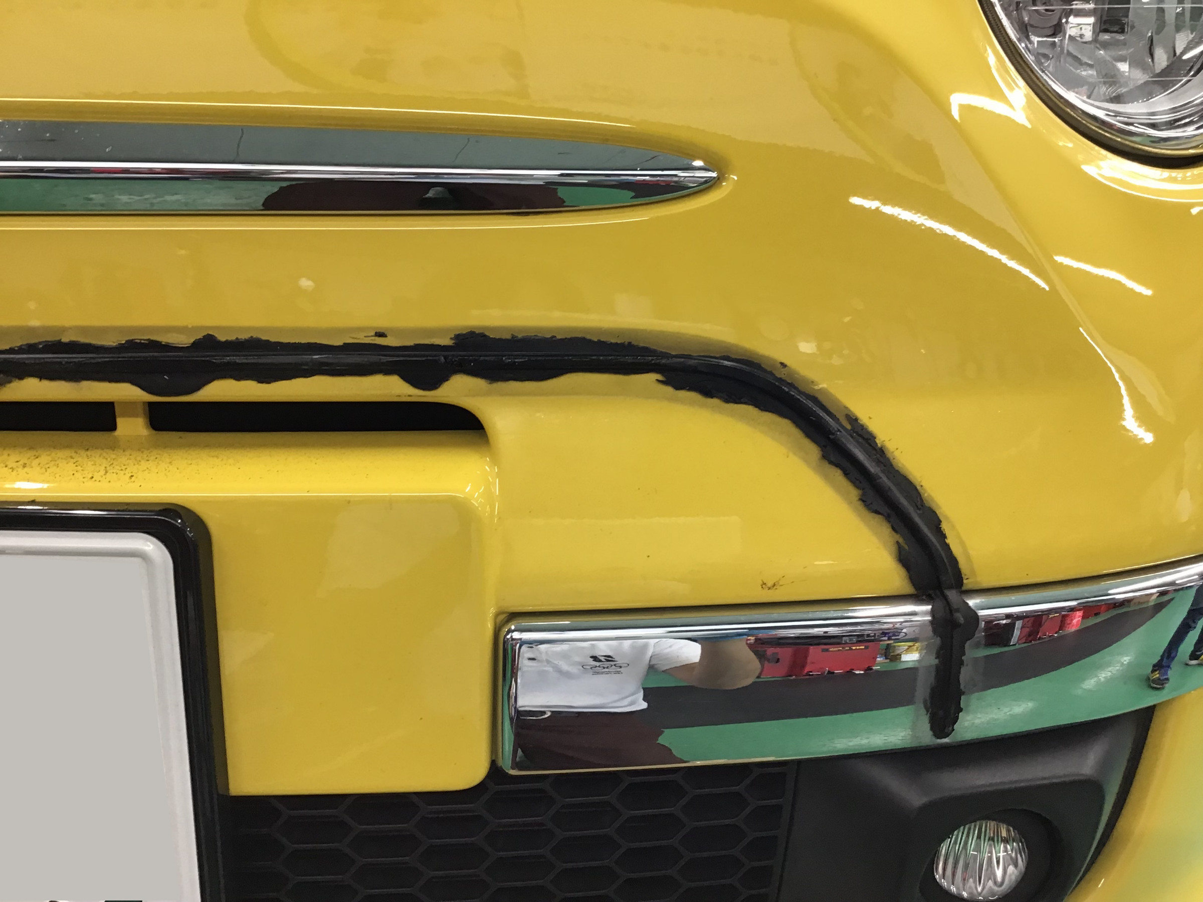 Cinquecento のメッキパーツ取り付け フィアット 500 その他 外装 内装取付 エアロ取付 スタッフ日記 タイヤ館 草津 タイヤからはじまる トータルカーメンテナンス タイヤ館グループ