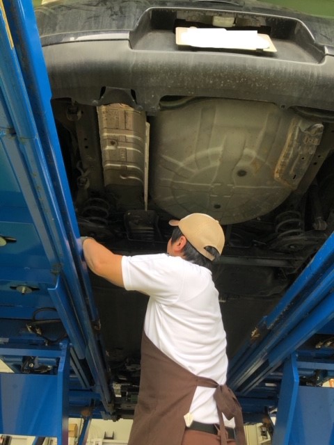 スタッフ撮影　ナンバーはペイントで隠しました。