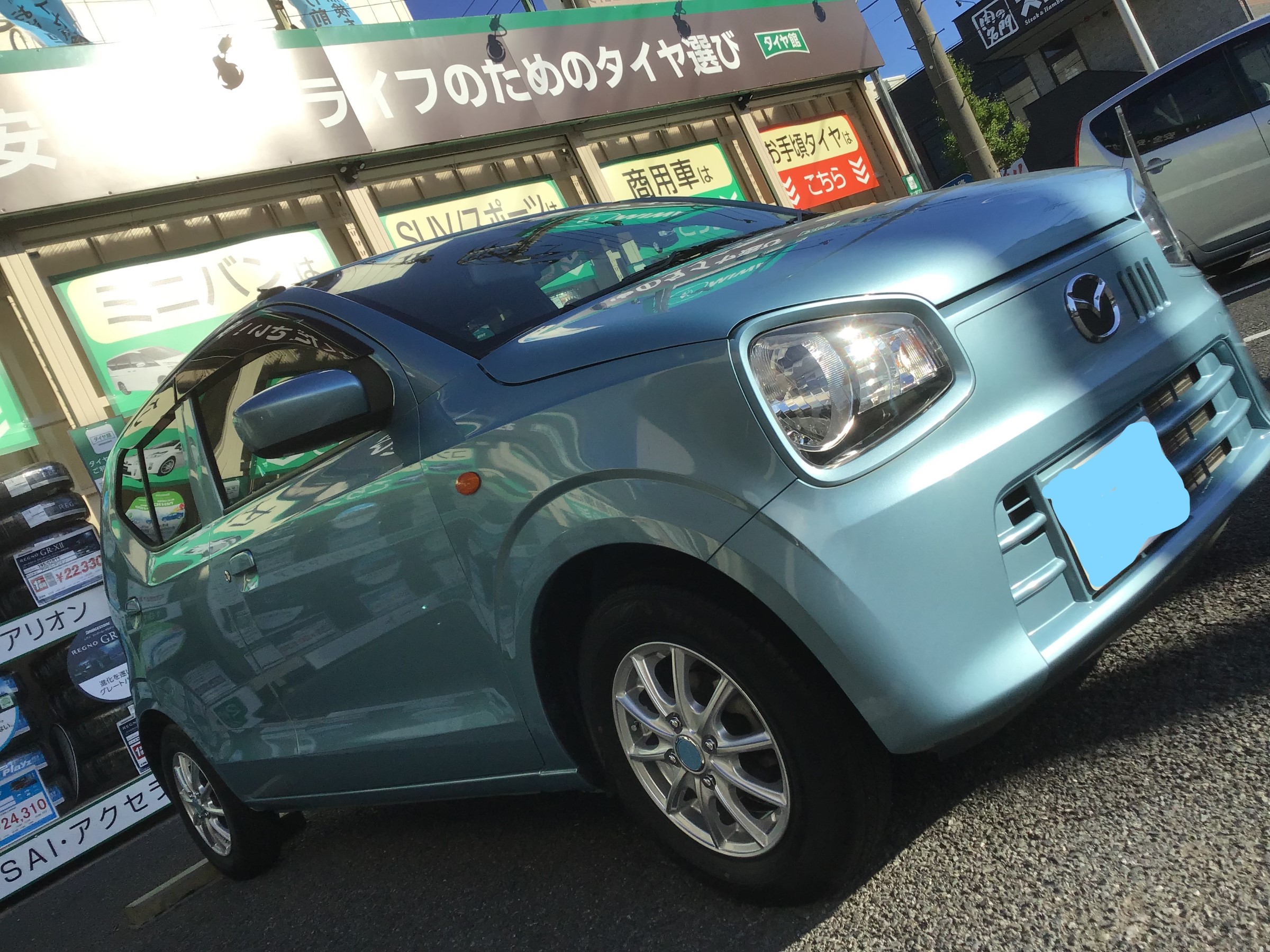 キャロル ホイール交換 鈴木の39日目 マツダ キャロル ホイール タイヤ ホイール関連 タイヤ ホイール交換 サービス事例 タイヤ館 高津 神奈川県のタイヤ カー用品ショップ タイヤからはじまる トータルカーメンテナンス タイヤ館グループ