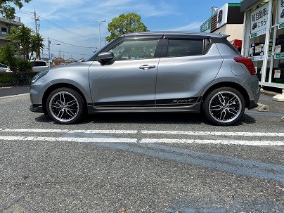 スイフトスポーツ（ZC33S）車高調（TEINフレックスZ）取り付け