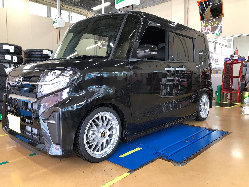 タントカスタムのナットをBBSナットに交換 | ダイハツ タントカスタム
