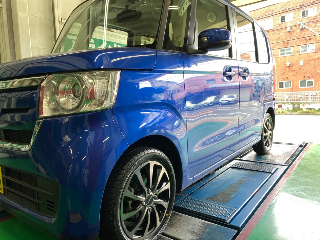 ホンダN-BOX バルミナT10 15インチ取付 | ホンダ N-BOX ホイール