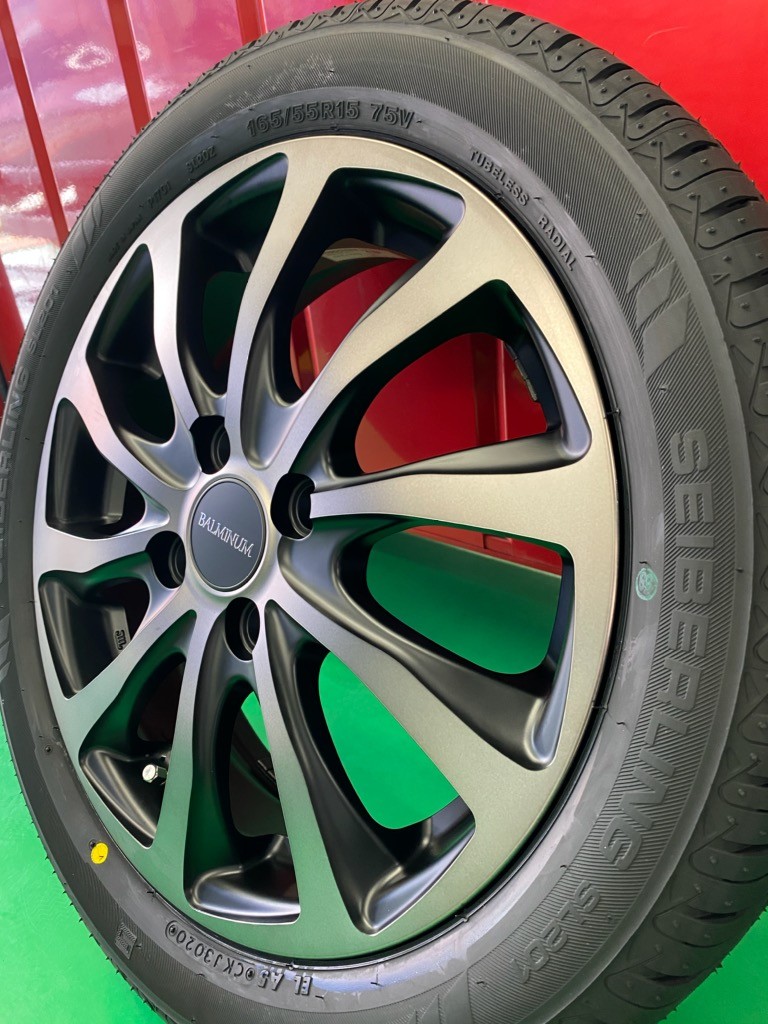 ホンダN-BOX バルミナT10 15インチ取付 | 店舗おススメ情報