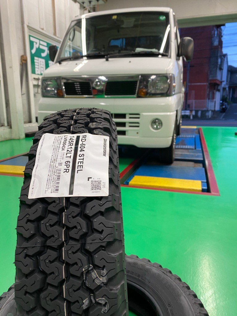 145R12LT 6PRブリヂストン604新品！軽トラ、バンに‼ 楽天市場】604V 145/80R12 80/78N ブリヂストン BRIDGESTONE