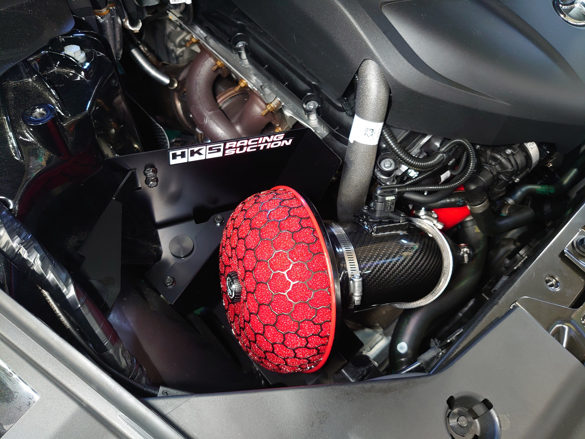 A90 GR Supra (スープラ) HKS DRY CARBON RACING SUCTION 装着しました