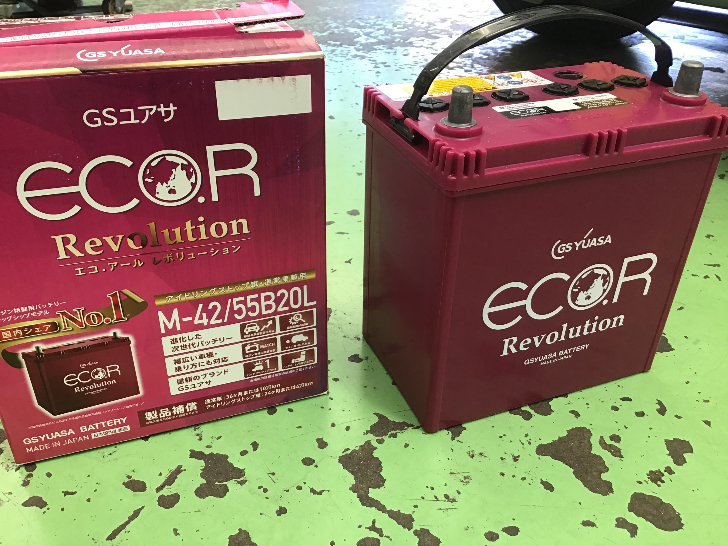 大人の上質 日産 アイドリングストップ用 交換 デイズ VK42 VOLTEX バッテリー 補修 5BAB46W バッテリー