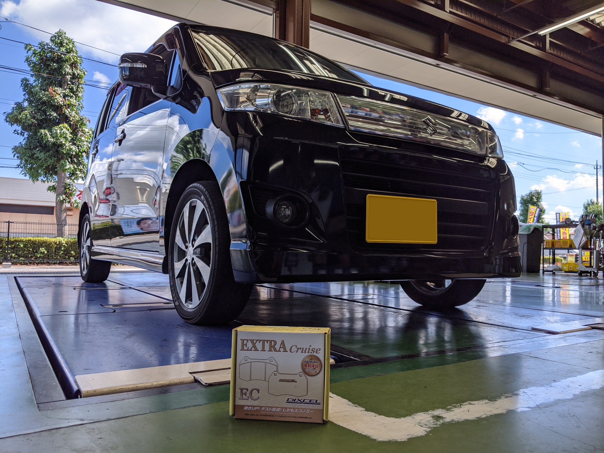 スズキ・ワゴンRスティングレー・MH23S】ブレーキパッド交換 | スズキ ワゴンR スティングレー メンテナンス商品 パーツ取付 > ブレーキ関係取付  | サービス事例 | タイヤ館 うしく上柏田 | 茨城県のタイヤ、カー用品ショップ タイヤからはじまる、トータルカー ...