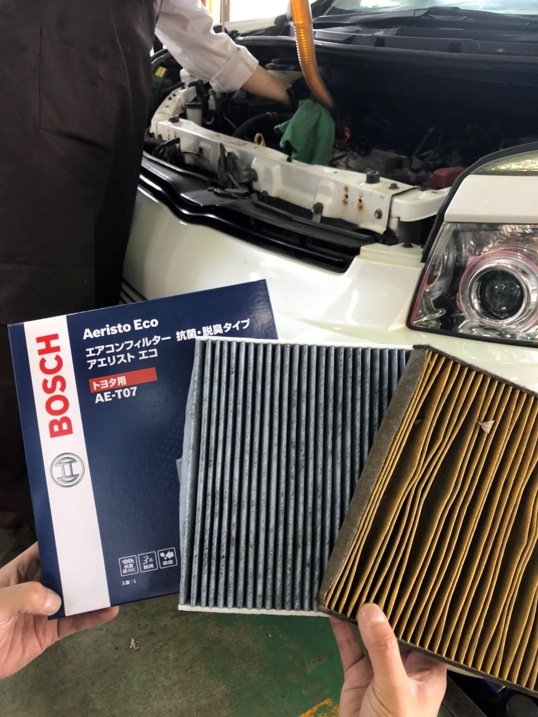 ヴォクシー エンジンオイルとエアコンフィルター交換 スタッフ日記 タイヤ館 桑園 タイヤからはじまる トータルカーメンテナンス タイヤ館グループ