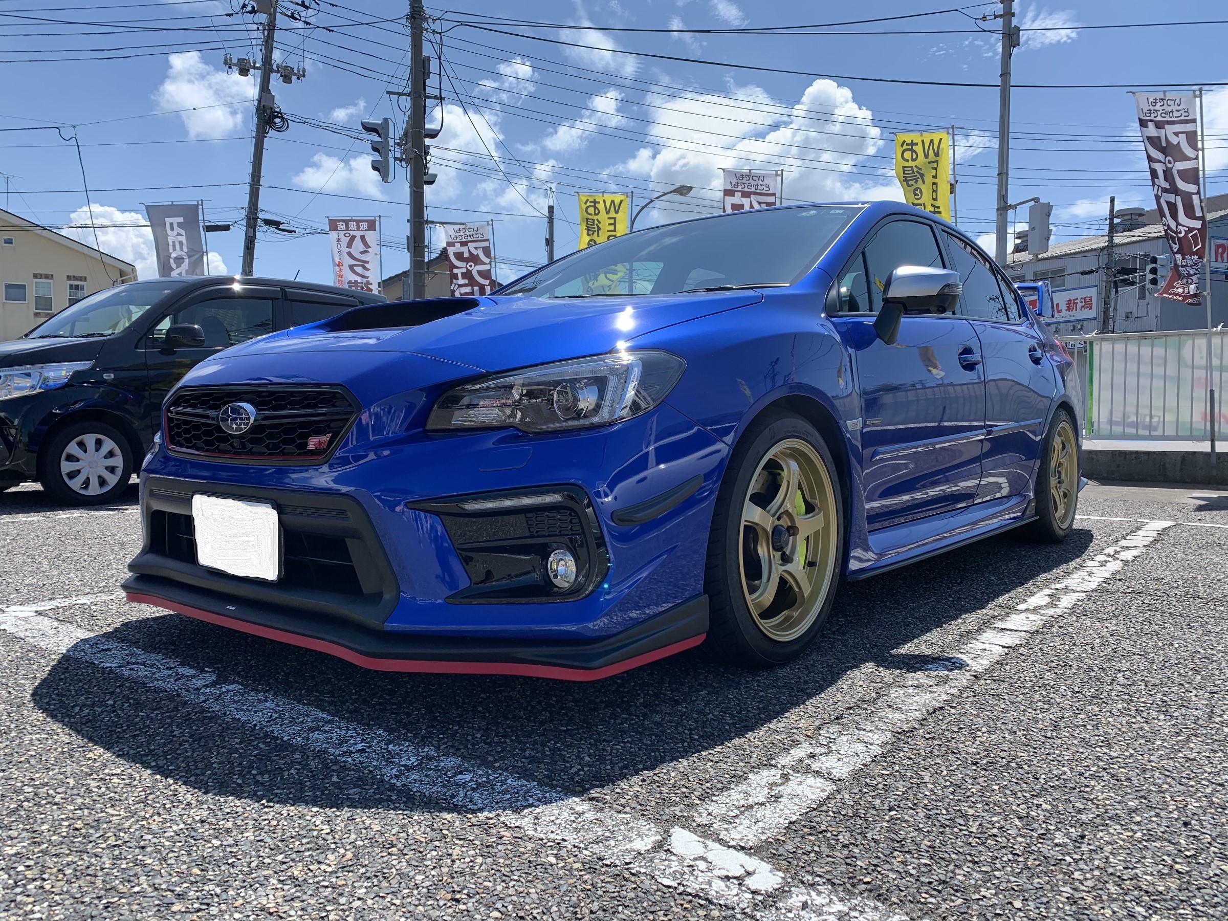 スバル WRX STIにホイールのお取り付け！ | スバル WRX STI ホイール