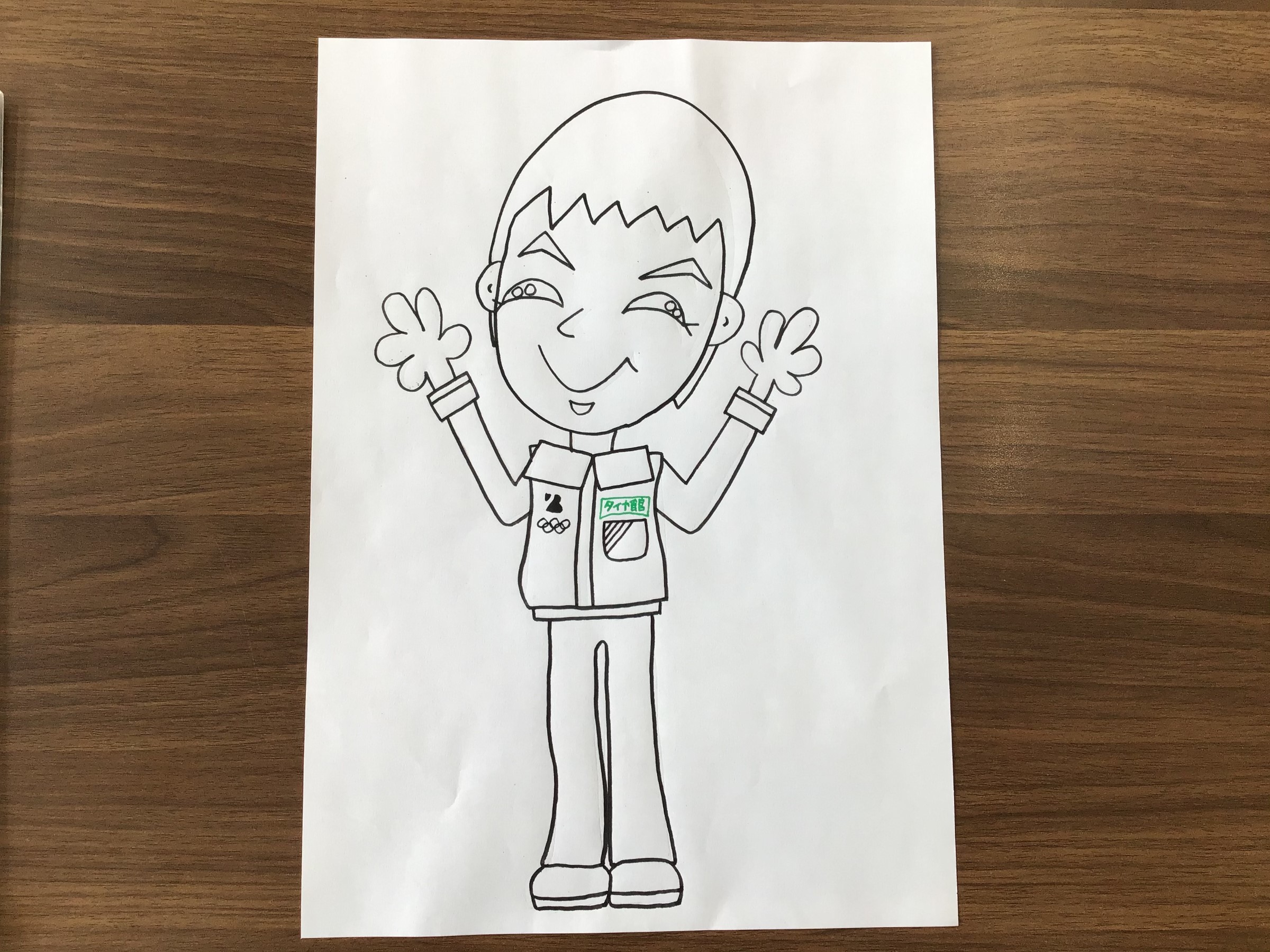 店長イラスト下書き スタッフブログ タイヤ館 八千代 千葉県のタイヤ カー用品ショップ タイヤからはじまる トータルカーメンテナンス タイヤ館グループ