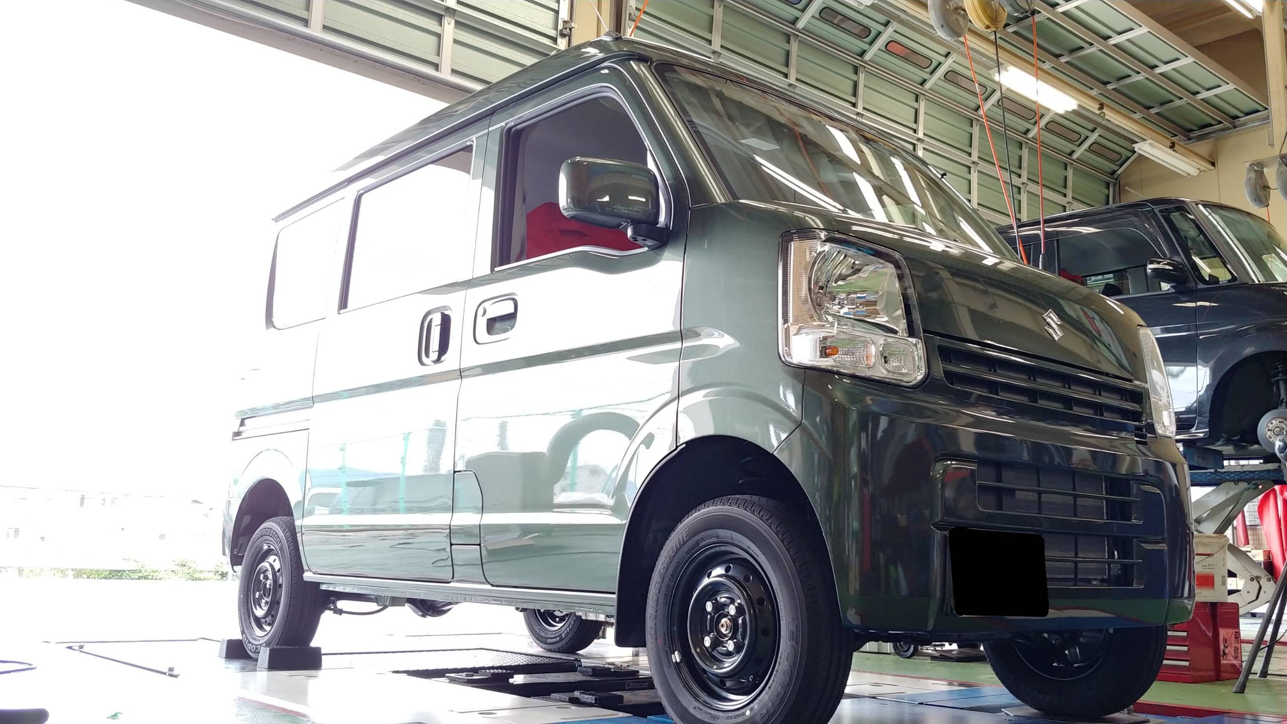 アゲアゲ なevery スズキ エブリイワゴン スタッフ日記 作業編 タイヤ館 松江南 タイヤからはじまる トータルカーメンテナンス タイヤ館グループ