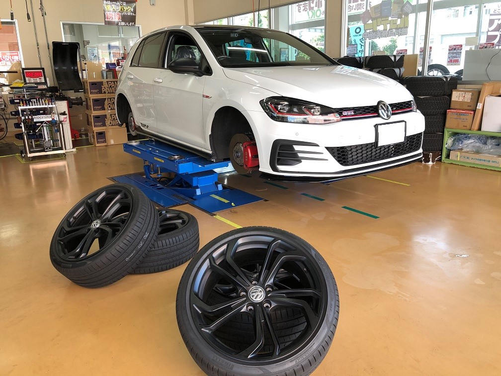 ゴルフＧＴｉをホイール交換 | フォルクスワーゲン ゴルフ7 GTI