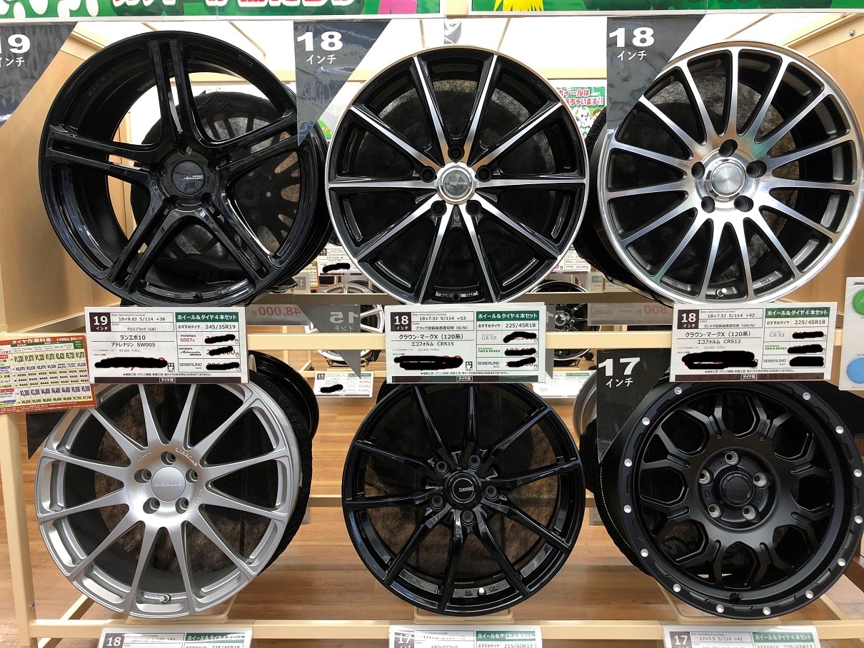 Warwic18インチアルミホイール(225/50R18)要タイヤ交換につき現状渡し！