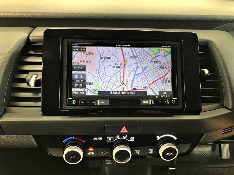 新型fitにナビ Etc取付 ホンダ フィットハイブリッド Av ナビ機器 カー用品取付 お持込のカー用品 Av品のお取付けは実施しておりません サービス事例 タイヤ館 西横浜 タイヤからはじまる トータルカーメンテナンス タイヤ館グループ