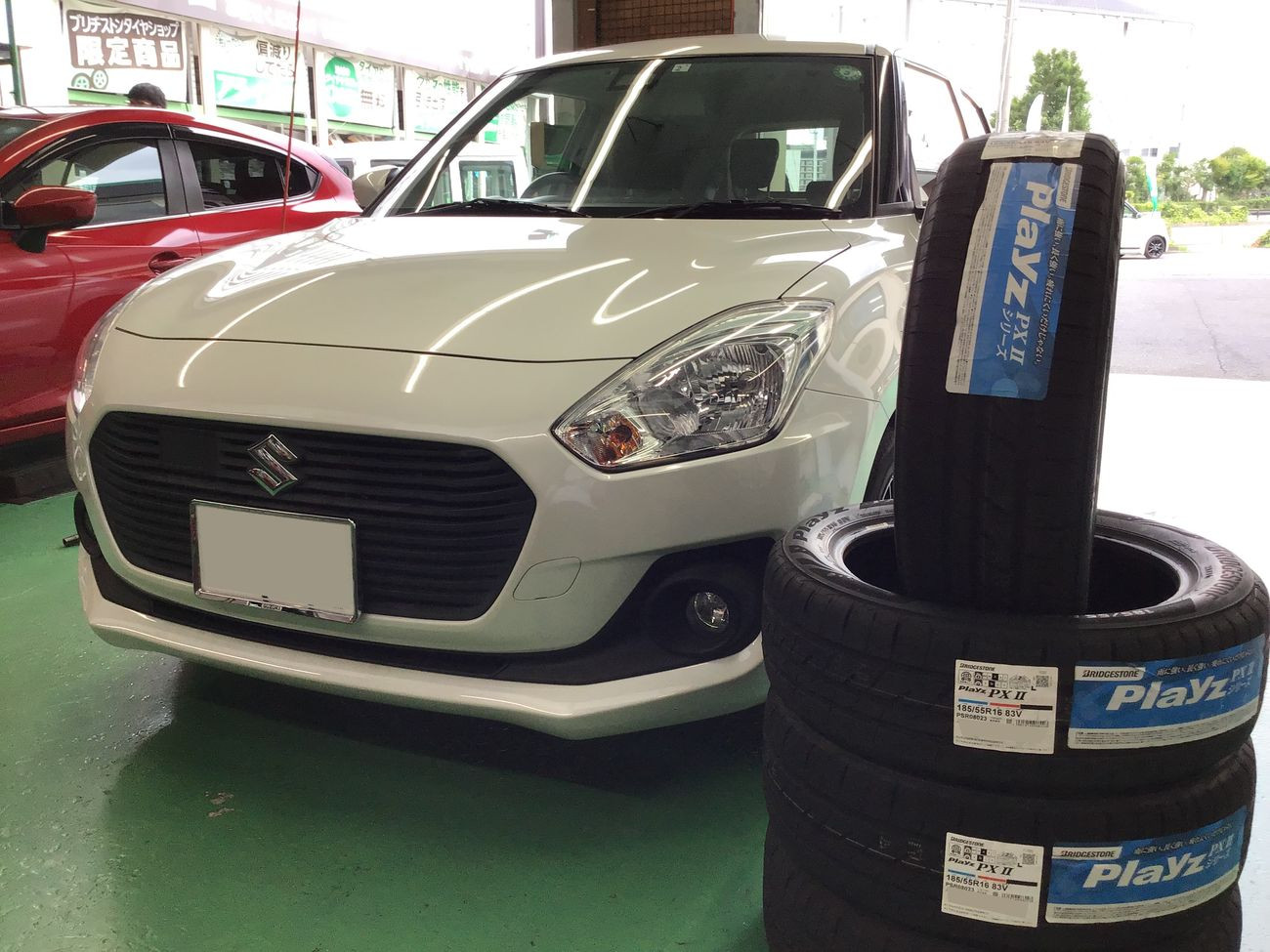 スズキ「スイフト」ZC83S タイヤ交換 185/55Ｒ16 | スズキ スイフト